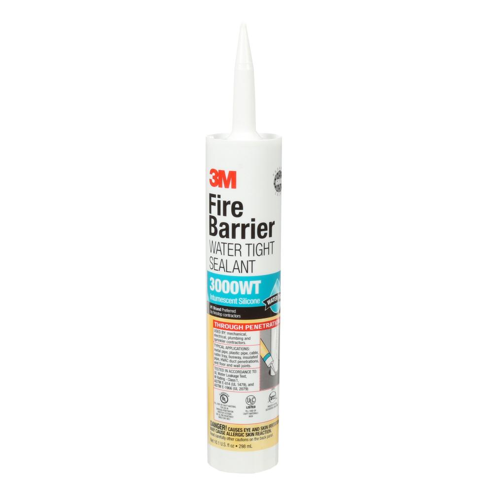 3M™ Fire Barrier Water Tight Sealant, 3000 WT, 10.1 fl. Oz (300 mL)<span class=' ItemWarning' style='display:block;'>Item is usually in stock, but we&#39;ll be in touch if there&#39;s a problem<br /></span>