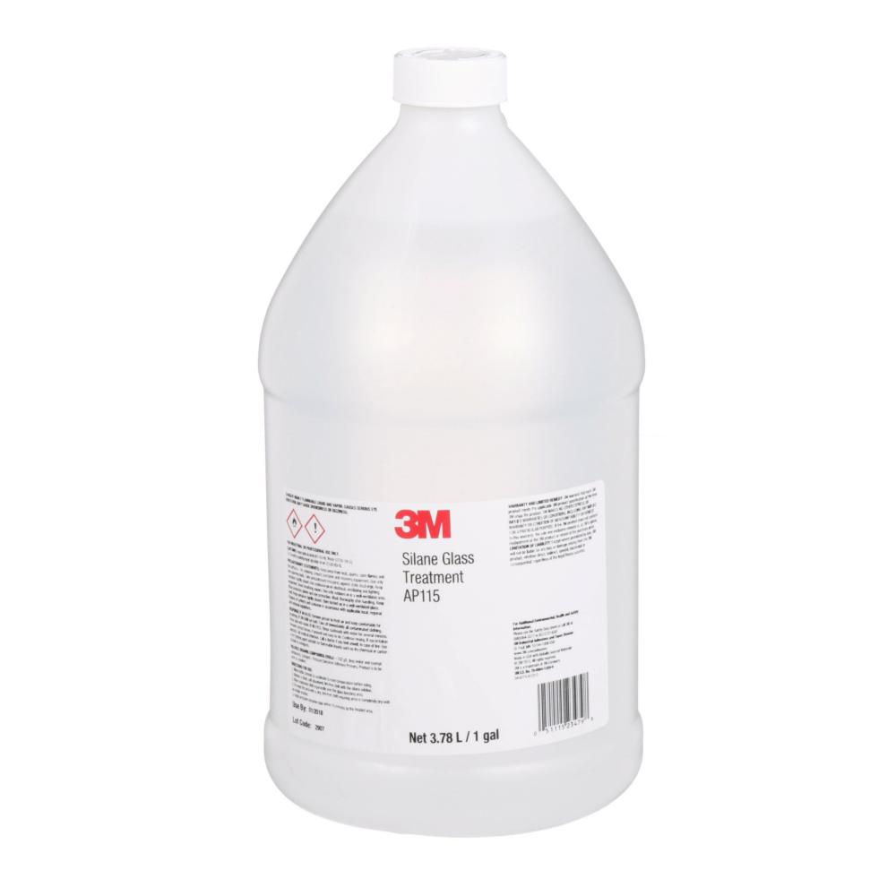 3M™ Silane Glass Treatment, AP115, clear, 1 gal (3.8 L)<span class=' ItemWarning' style='display:block;'>Item is usually in stock, but we&#39;ll be in touch if there&#39;s a problem<br /></span>