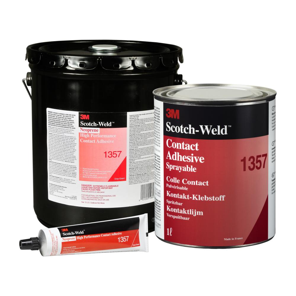 3M™ Scotch-Weld™ Neoprene High Performance Contact Adhesive EC-1357 Light Yellow<span class=' ItemWarning' style='display:block;'>Item is usually in stock, but we&#39;ll be in touch if there&#39;s a problem<br /></span>