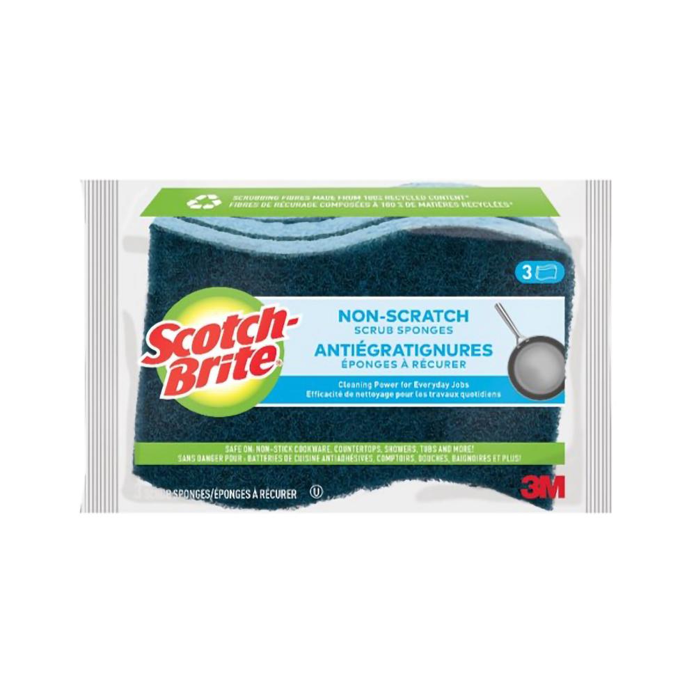 Scotch-Brite® Non-Scratch Scrub Sponge, 3/pack<span class=' ItemWarning' style='display:block;'>Item is usually in stock, but we&#39;ll be in touch if there&#39;s a problem<br /></span>
