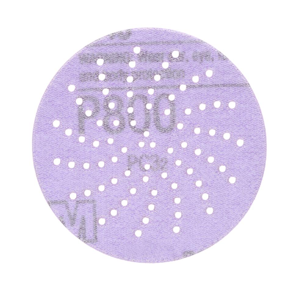 3M™ Hookit™ Purple Clean Sanding Disc, 334U, 30260, P800, C-weight, 3 in (7.6 cm)<span class=' ItemWarning' style='display:block;'>Item is usually in stock, but we&#39;ll be in touch if there&#39;s a problem<br /></span>