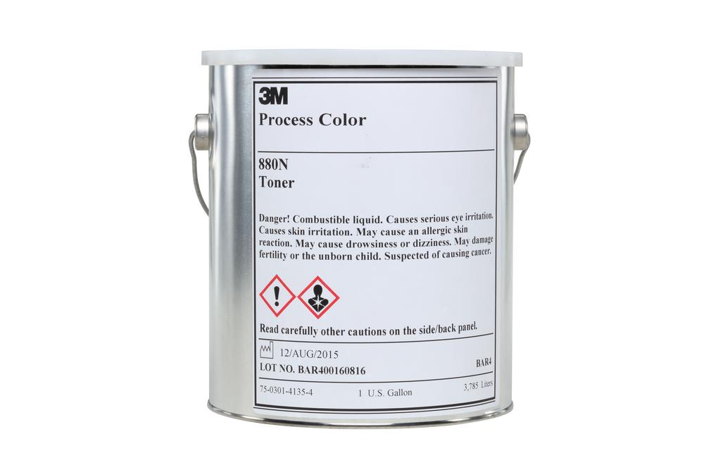 3M™ Clear Toner 880N, 1 gallon (3.8 L)<span class=' ItemWarning' style='display:block;'>Item is usually in stock, but we&#39;ll be in touch if there&#39;s a problem<br /></span>