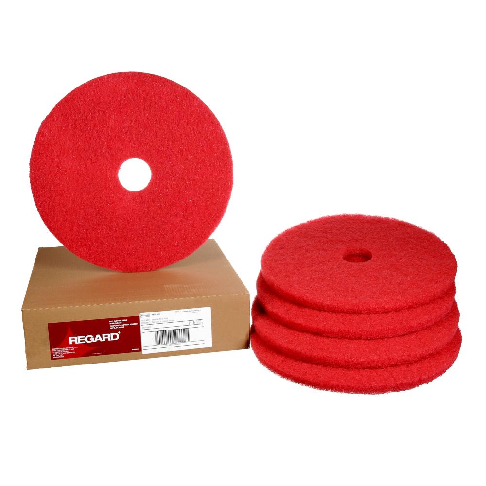 Regard Red Buffing Pad, 20 in, 5/case<span class=' ItemWarning' style='display:block;'>Item is usually in stock, but we&#39;ll be in touch if there&#39;s a problem<br /></span>