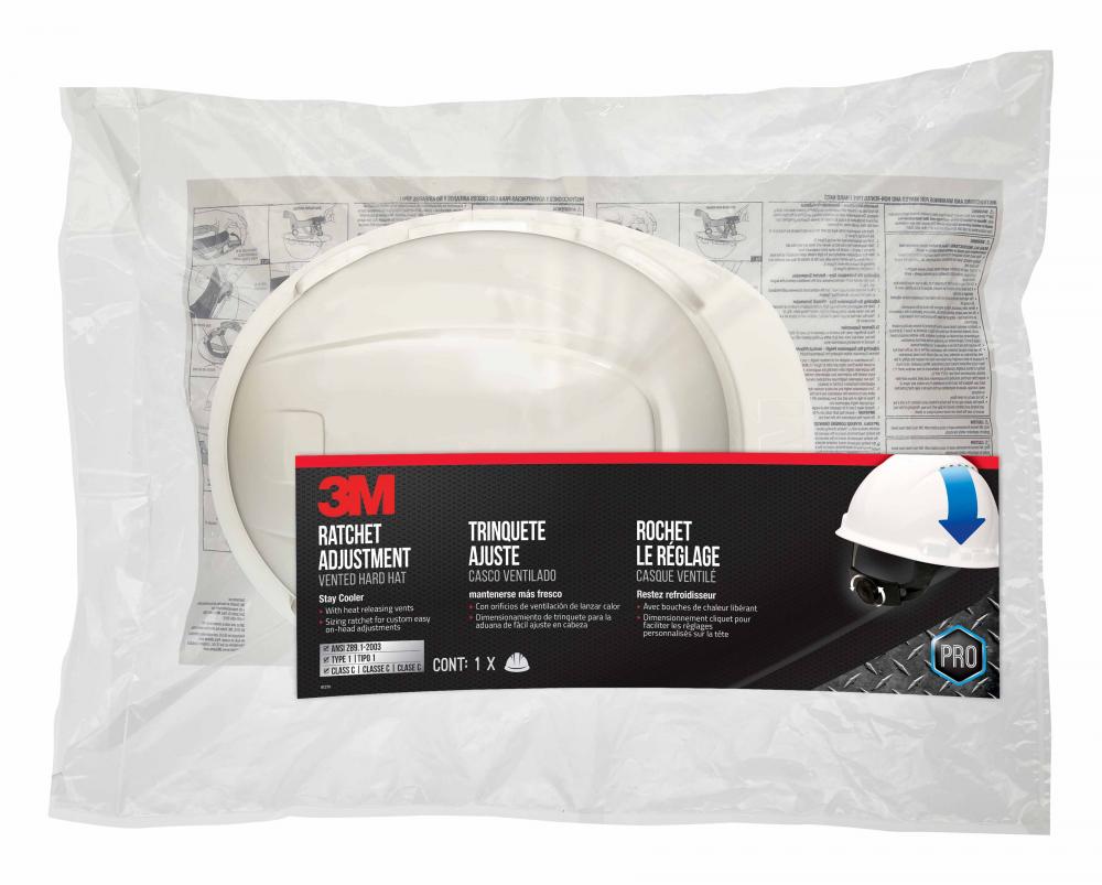 3M™ Ratchet Adjustment Front Brim Hard Hat CHH-V-R-W6-PS, White, Vented, 6/Case<span class=' ItemWarning' style='display:block;'>Item is usually in stock, but we&#39;ll be in touch if there&#39;s a problem<br /></span>