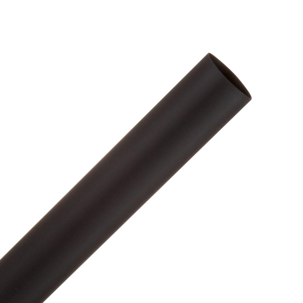 3M™ Heat Shrink Thin-Wall Tubing, FP-301, black, 1/2 in x 48 in (1.27 cm x 121.92 cm)<span class=' ItemWarning' style='display:block;'>Item is usually in stock, but we&#39;ll be in touch if there&#39;s a problem<br /></span>