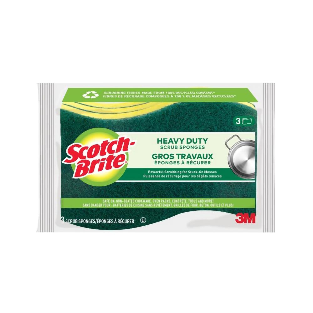 Scotch-Brite® Heavy Duty Scrub Sponge, 3/pack<span class=' ItemWarning' style='display:block;'>Item is usually in stock, but we&#39;ll be in touch if there&#39;s a problem<br /></span>