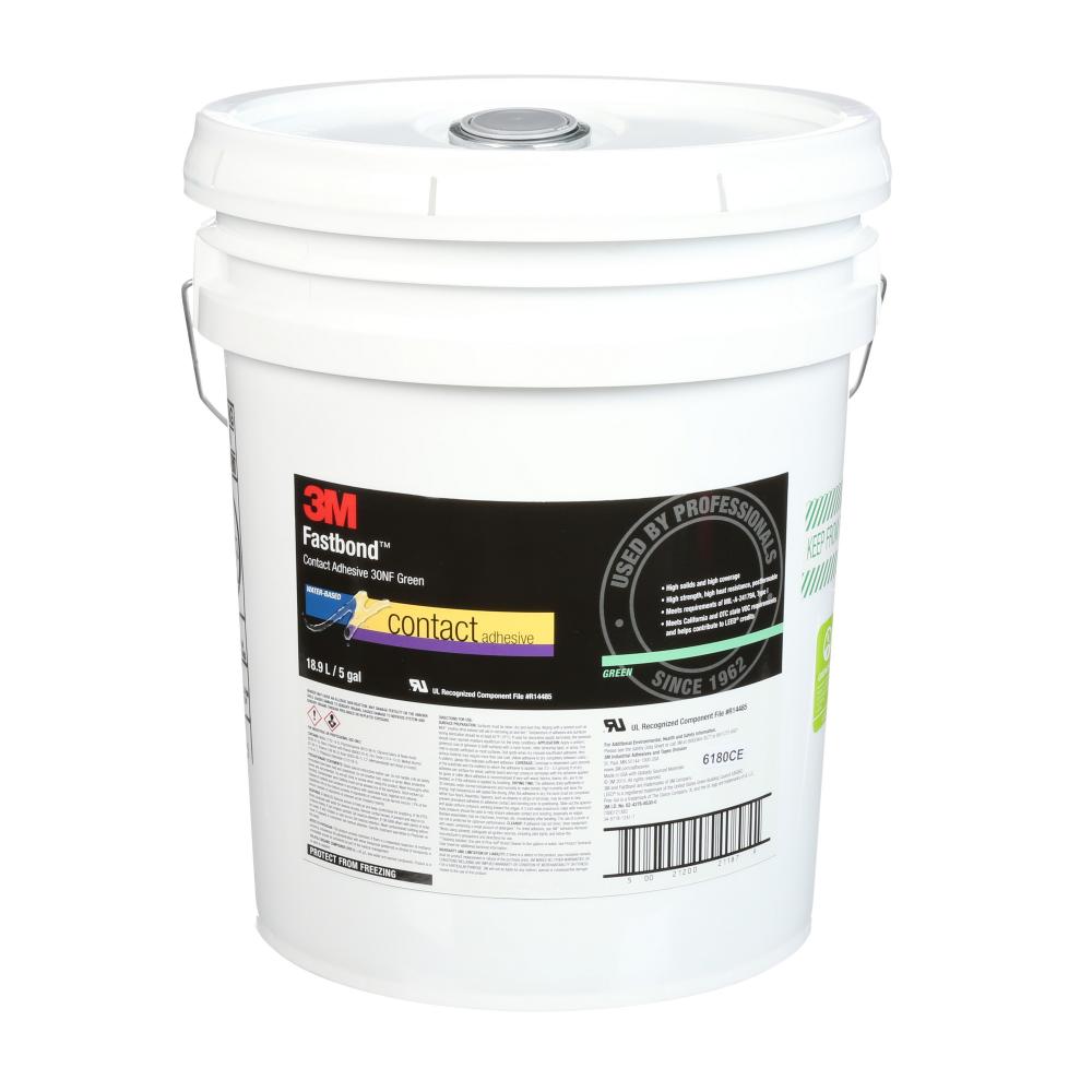 3M™ Fastbond™ Contact Adhesive, 30-5GAL-GRN, green, 5 gal (18.9 L)<span class=' ItemWarning' style='display:block;'>Item is usually in stock, but we&#39;ll be in touch if there&#39;s a problem<br /></span>