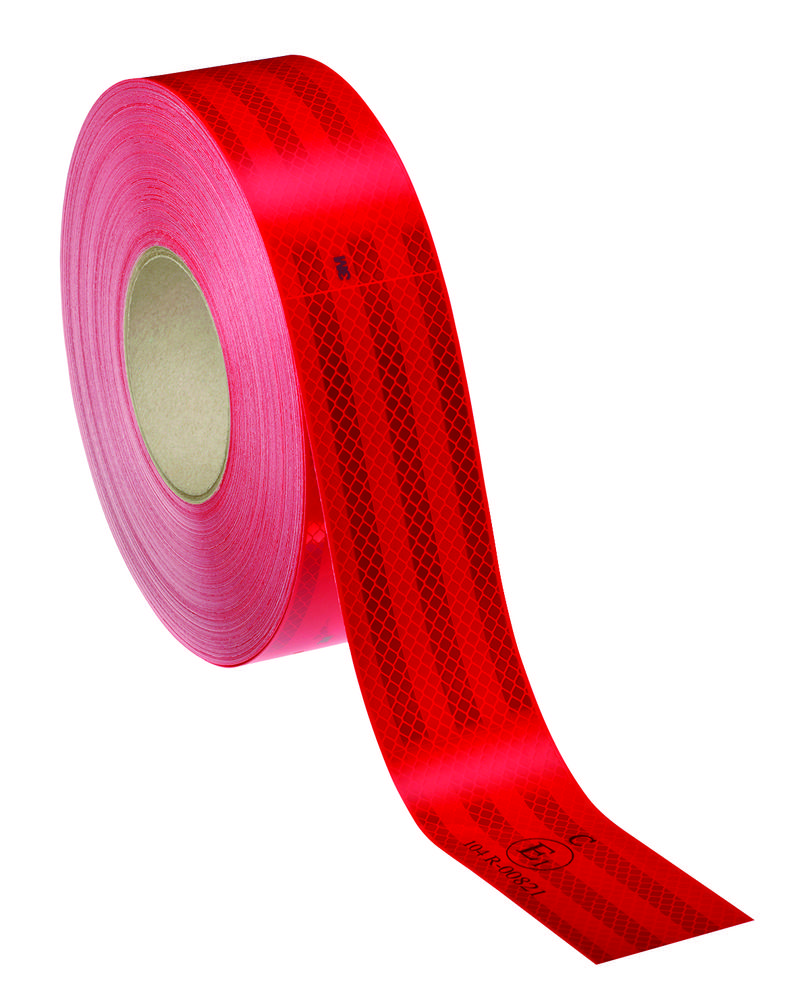 3M™ Diamond Grade™ Conspicuity Markings, 983-72 ES, edge sealed, red, 2 in x 50 yd<span class=' ItemWarning' style='display:block;'>Item is usually in stock, but we&#39;ll be in touch if there&#39;s a problem<br /></span>