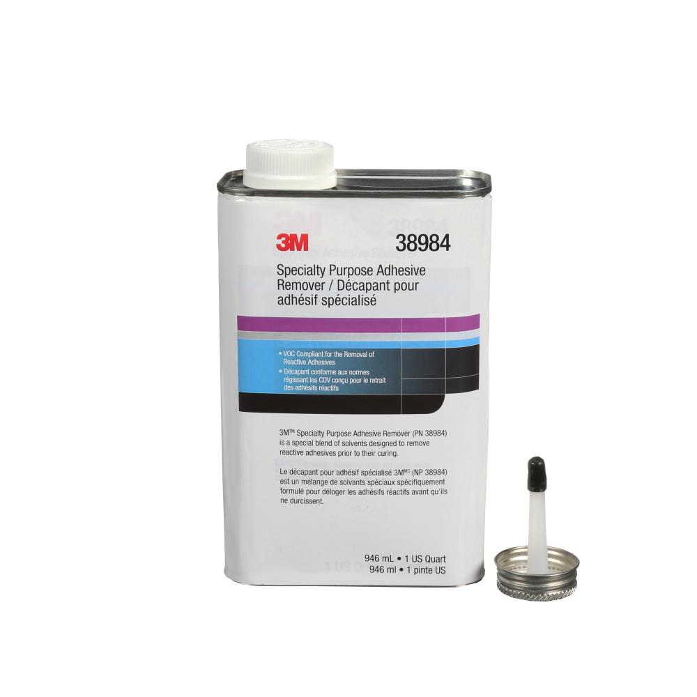 3M™ Specialty Adhesive Remover, 38984, 32 fl oz (0.95 L)<span class=' ItemWarning' style='display:block;'>Item is usually in stock, but we&#39;ll be in touch if there&#39;s a problem<br /></span>