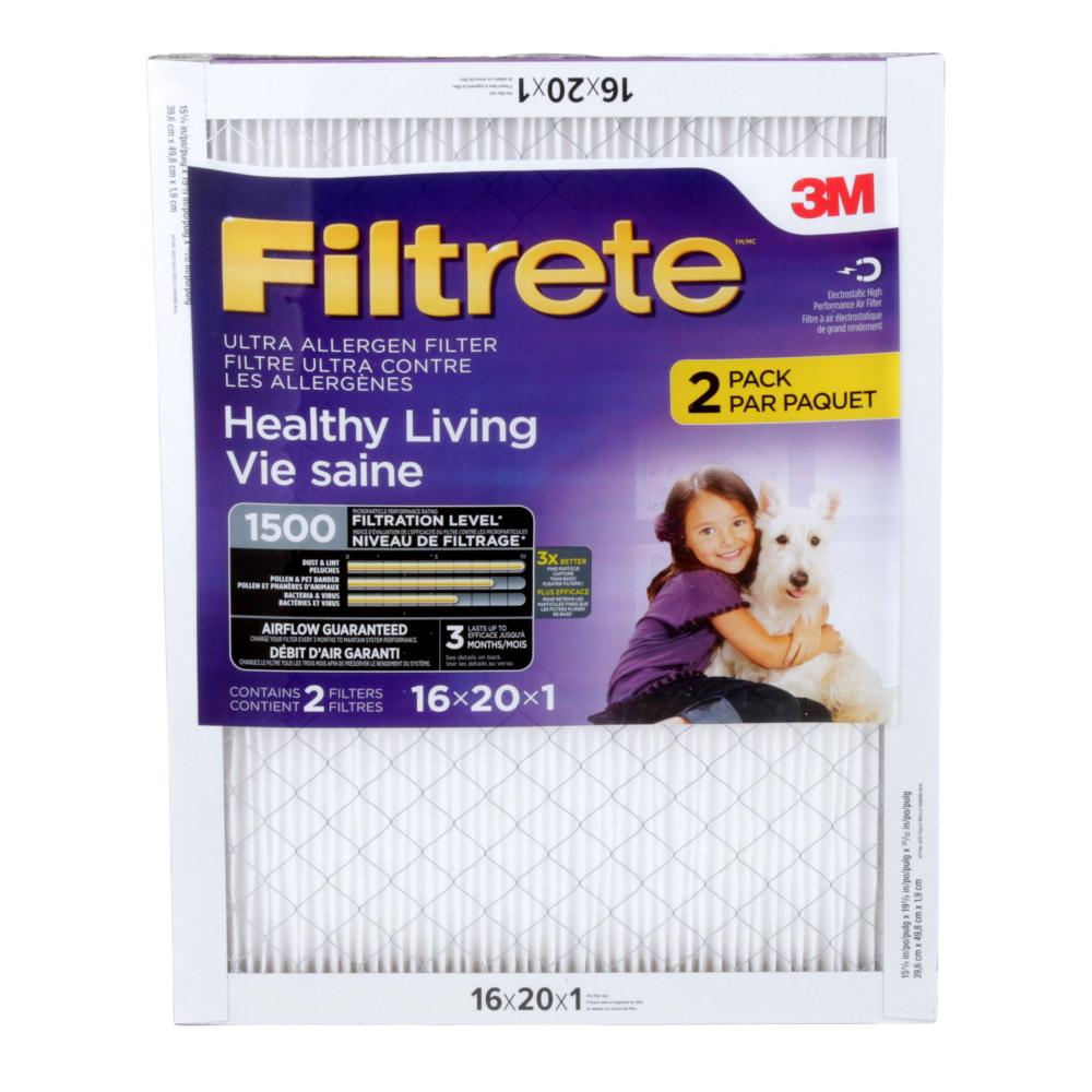 Filtrete MPR 1500 Allergen, Bacteria & Virus Air Filters<span class=' ItemWarning' style='display:block;'>Item is usually in stock, but we&#39;ll be in touch if there&#39;s a problem<br /></span>