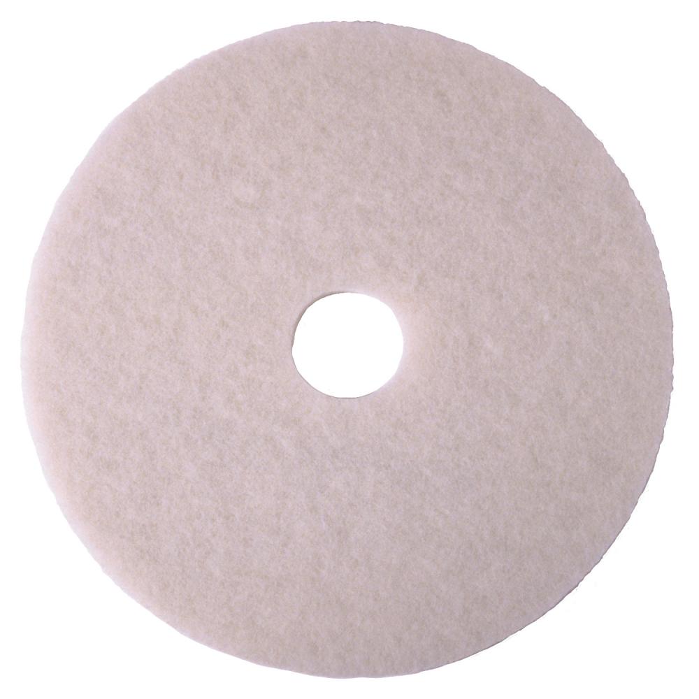 4100PLG White Polishing Pads, 20 in (505 mm)<span class=' ItemWarning' style='display:block;'>Item is usually in stock, but we&#39;ll be in touch if there&#39;s a problem<br /></span>
