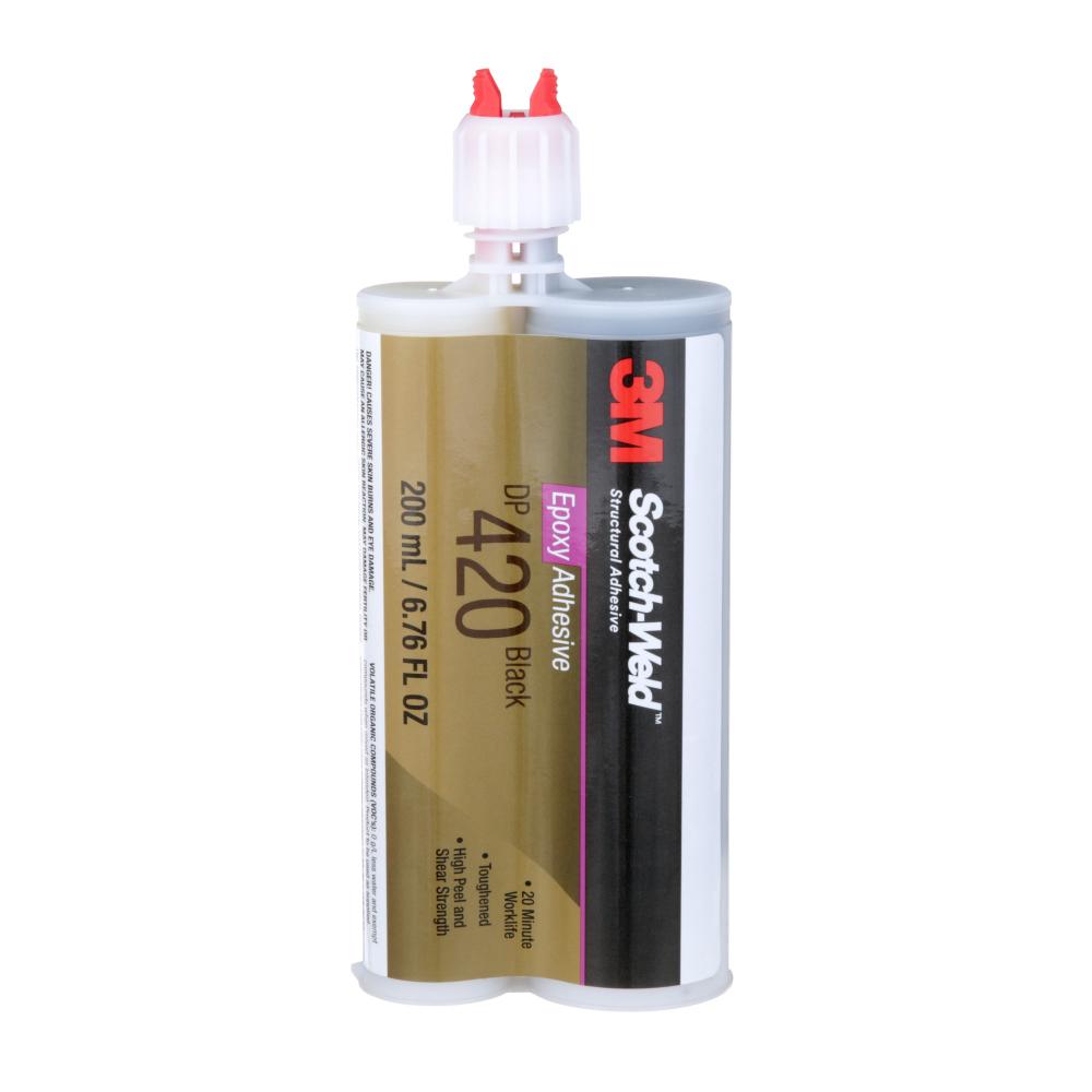 3M™ Scotch-Weld™ Epoxy Adhesive, DP420, black, 7.03 fl.oz. (200 ml)<span class=' ItemWarning' style='display:block;'>Item is usually in stock, but we&#39;ll be in touch if there&#39;s a problem<br /></span>