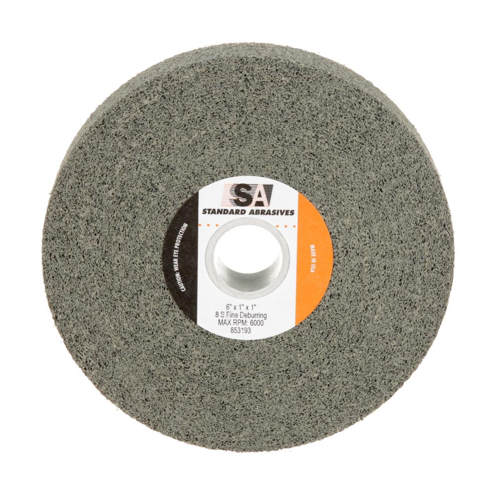 Standard Abrasives™ Deburring Wheel 853193, 6 in x 1 in x 1 in 8S FIN, 3 per case<span class=' ItemWarning' style='display:block;'>Item is usually in stock, but we&#39;ll be in touch if there&#39;s a problem<br /></span>
