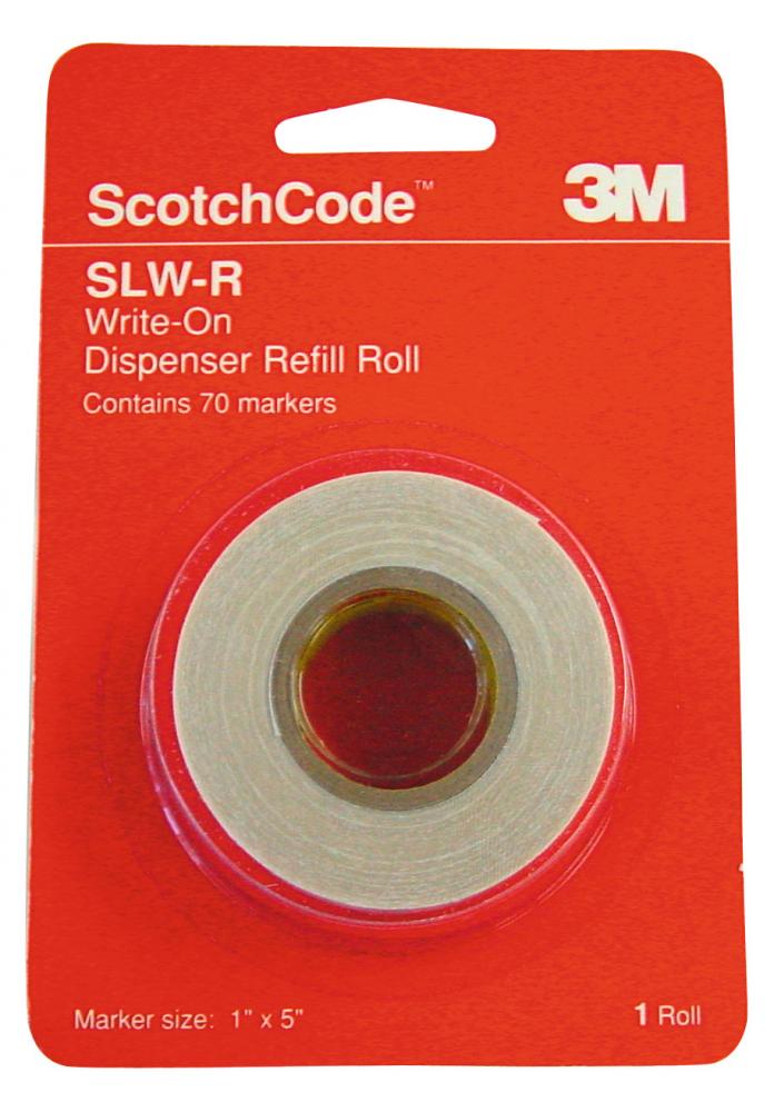 3M™ ScotchCode™ Write-On Wire Marker Tape Refill, SLW-R<span class=' ItemWarning' style='display:block;'>Item is usually in stock, but we&#39;ll be in touch if there&#39;s a problem<br /></span>