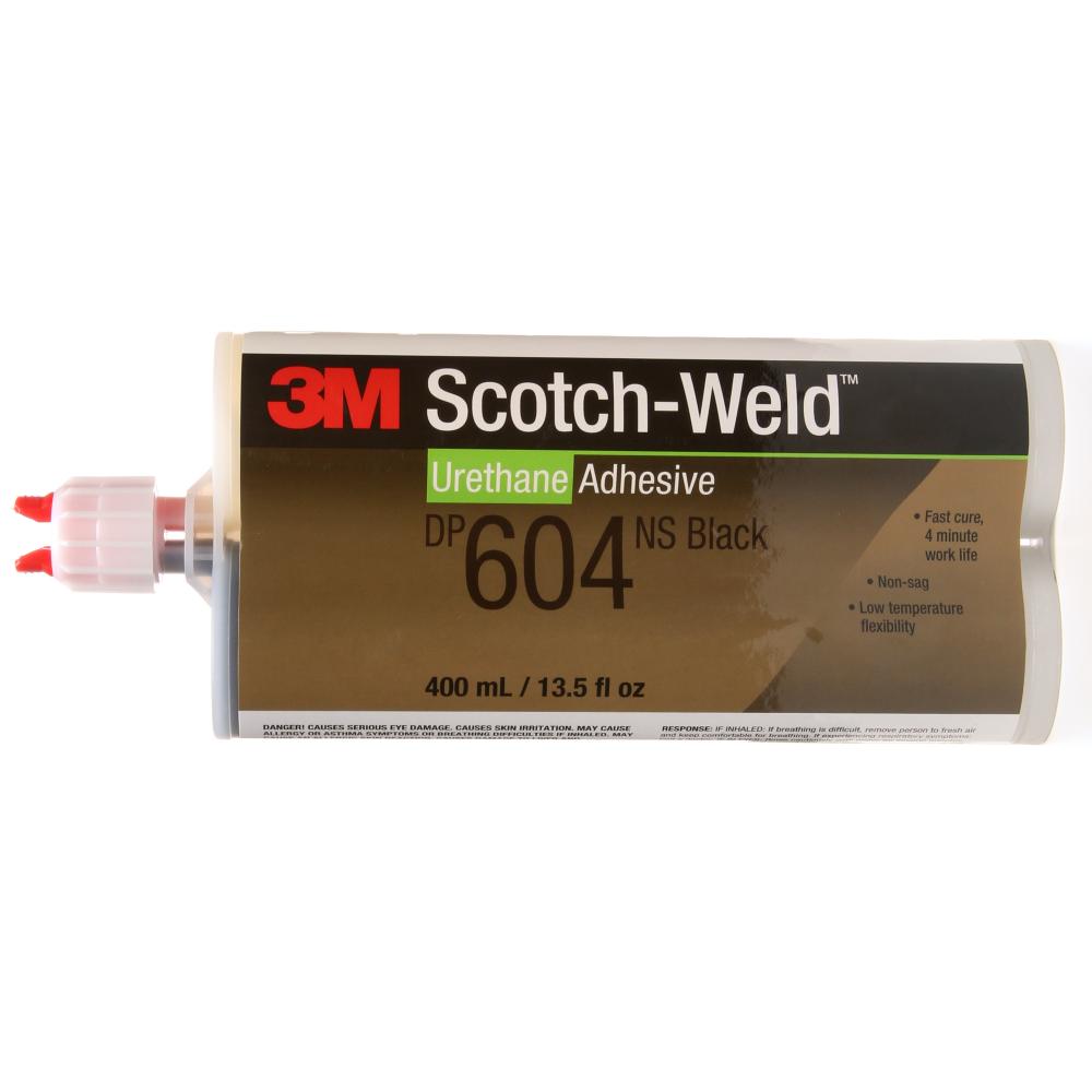 3M™ Scotch-Weld™ Urethane Adhesive, DP604NS, black, 13.52 fl. oz. (400 ml)<span class=' ItemWarning' style='display:block;'>Item is usually in stock, but we&#39;ll be in touch if there&#39;s a problem<br /></span>