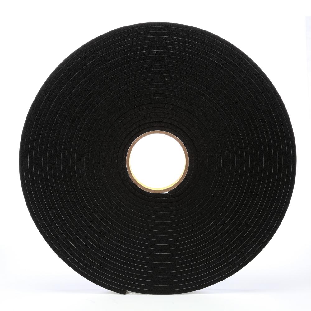 3M™ Vinyl Foam Tape, 4504, black, 1.0 in x 18.0 yd (2.5 cm x 16.5 m)<span class=' ItemWarning' style='display:block;'>Item is usually in stock, but we&#39;ll be in touch if there&#39;s a problem<br /></span>