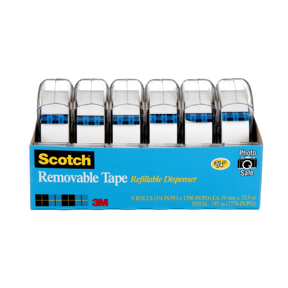 Scotch® Removable Tape Premium Pack<span class=' ItemWarning' style='display:block;'>Item is usually in stock, but we&#39;ll be in touch if there&#39;s a problem<br /></span>