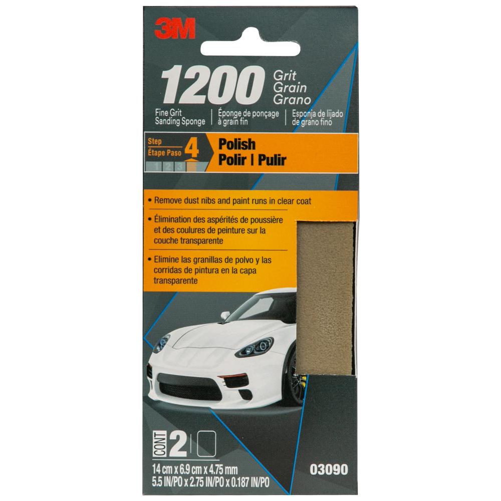 3M™ Soft Sanding Sponge 03090, 1200 Grit, 12 Packs/Case<span class=' ItemWarning' style='display:block;'>Item is usually in stock, but we&#39;ll be in touch if there&#39;s a problem<br /></span>