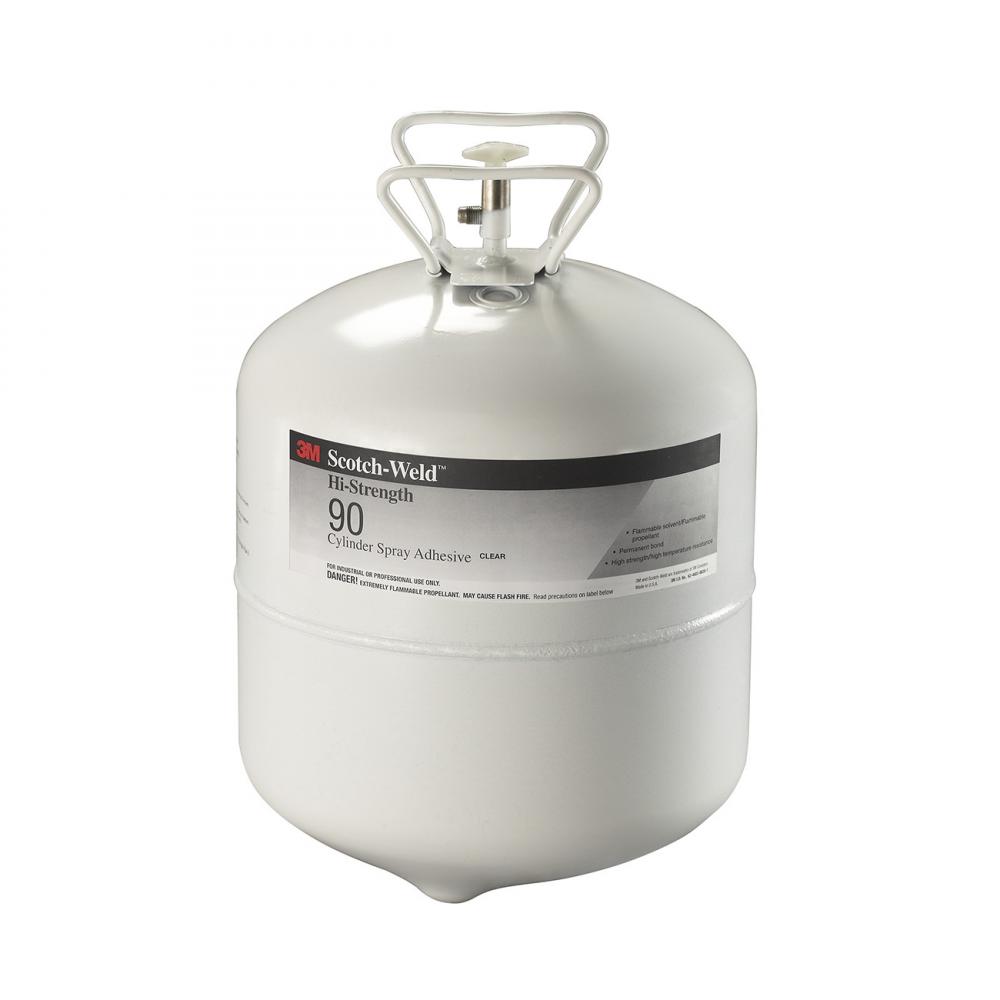 3M™ Hi-Strength Spray Adhesive, 90, clear, 28.8 lbs (13.1 kg)<span class=' ItemWarning' style='display:block;'>Item is usually in stock, but we&#39;ll be in touch if there&#39;s a problem<br /></span>