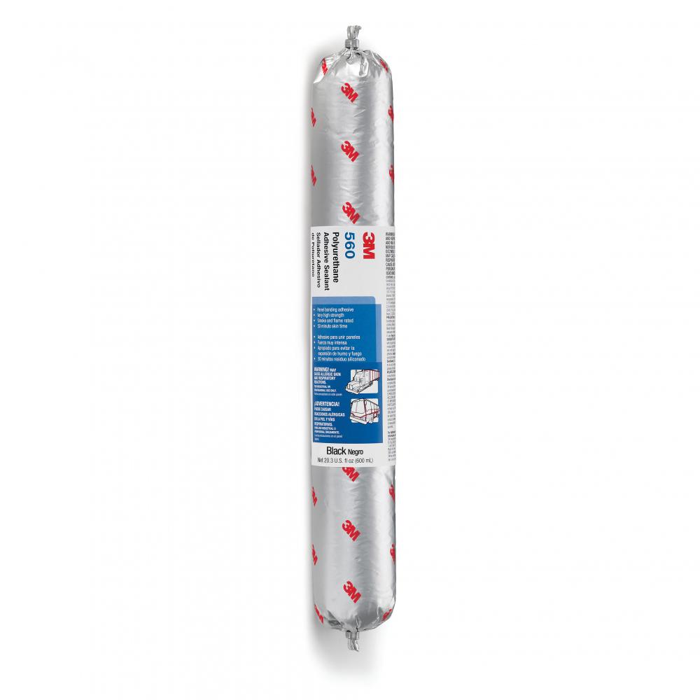 3M™ Polyurethane Adhesive Sealant, 560, black, 20.28 fl oz (599.8 mL), sausage pack<span class=' ItemWarning' style='display:block;'>Item is usually in stock, but we&#39;ll be in touch if there&#39;s a problem<br /></span>
