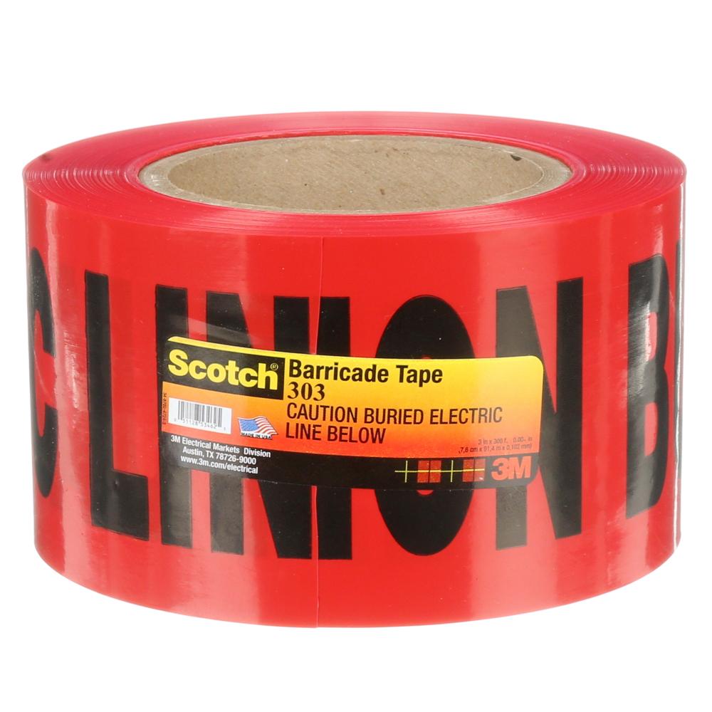 Scotch® Buried Barricade Tape<span class=' ItemWarning' style='display:block;'>Item is usually in stock, but we&#39;ll be in touch if there&#39;s a problem<br /></span>