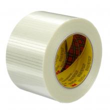 3M 7000096087 - Scotch® Bi-Directional Filament Tape, 8959, clear, 2.95 in x 54.68 yd (75 mm x 50 m)