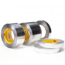 3M 7100053631 - 3M™ Aluminum Foil Tape, 425, silver, 4.0 in x 60.0 yd x 4.6 mils (10.2 cm x 54.9 m x 0.12 mm)