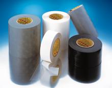 3M 7000142820 - 3M™ Polyurethane Protective Tape, 8681HS-36320, light grey skip slit liner, 12 in x 36 yd
