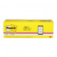 3M 7100242070 - Post-it® Super Sticky Notes 654-24SSCP