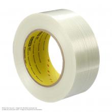 3M 7000136939 - Scotch® Filament Tape, 897, clear, 0.47 in x 360.89 yd (12 mm x 330 m)