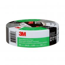 3M 7100158377 - 3M™ Heavy Duty Duct Tape, DT11, black, 1.89 in x 60 yd (48 mm x 55 m), 24 per case