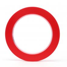 3M 7000047451 - 3M™ Vinyl Tape, 471, red, 0.5 in x 36.0 yd x 5.2 mil (1.3 cm x 32.9 m x 0.1 mm)
