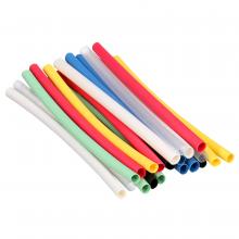 3M 7000132601 - 3M™ Heat Shrink Thin-Wall Tubing, FP-301, assorted colours,1/4 in x 6 in (0.64 cm x 15.24 m)