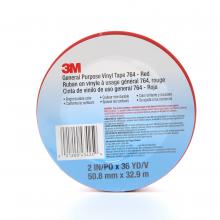 3M 7000042793 - 3M™ General Purpose Vinyl Tape, 764, red, 2.0 in x 36.0 yd x 5.0 mil