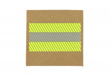 3M 7100091275 - 3M™ Scotchlite™ Reflective Material - 5687 Segmented Fluorescent Lime-Yellow Fire Coat