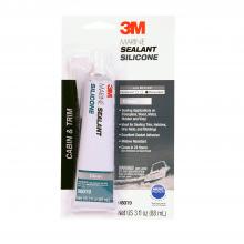 3M 7000120480 - 3M™ Marine Grade Silicone Sealant, PN08019, clear, 3 fl oz (88.72 mL)