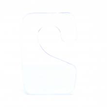3M 7000052030 - 3M™ ScotchPad™ Hang Tab 1072, Clear, 7/8 in x 1 3/8 in, 500 Hang Tabs/Carton 10 Cartons/Case