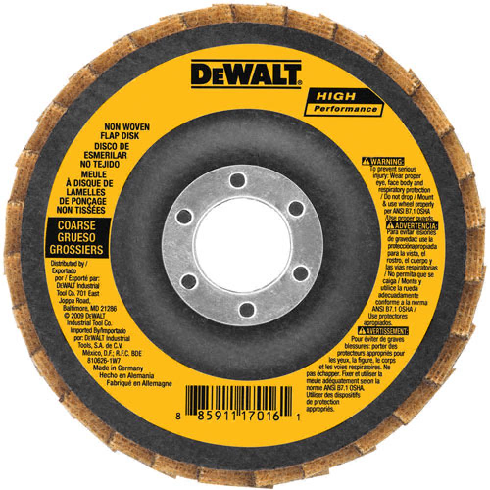 4-1/2&#34; x 7/8&#34; Medium Non-Woven Flap Disc<span class=' ItemWarning' style='display:block;'>Item is usually in stock, but we&#39;ll be in touch if there&#39;s a problem<br /></span>
