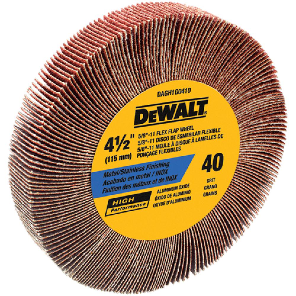 4-1/2 x 3/4 x 5/8-11 40g flap wheel<span class=' ItemWarning' style='display:block;'>Item is usually in stock, but we&#39;ll be in touch if there&#39;s a problem<br /></span>