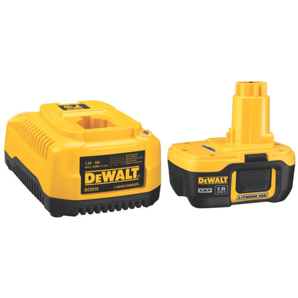 18V XRP Li-Ion Battery and Charger<span class=' ItemWarning' style='display:block;'>Item is usually in stock, but we&#39;ll be in touch if there&#39;s a problem<br /></span>