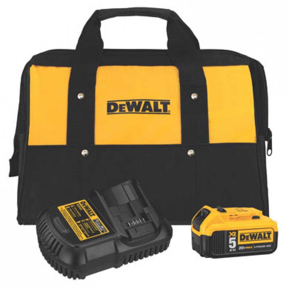 20V MAX* 5.0Ah Battery Charger Kit with Bag<span class=' ItemWarning' style='display:block;'>Item is usually in stock, but we&#39;ll be in touch if there&#39;s a problem<br /></span>