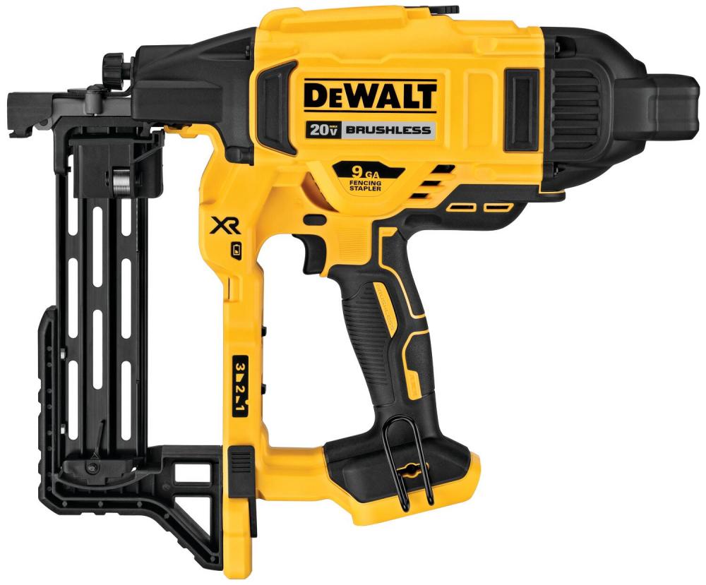 20V MAX XR, 9 GAUGE FENCING STAPLER - TOOL ONLY<span class=' ItemWarning' style='display:block;'>Item is usually in stock, but we&#39;ll be in touch if there&#39;s a problem<br /></span>