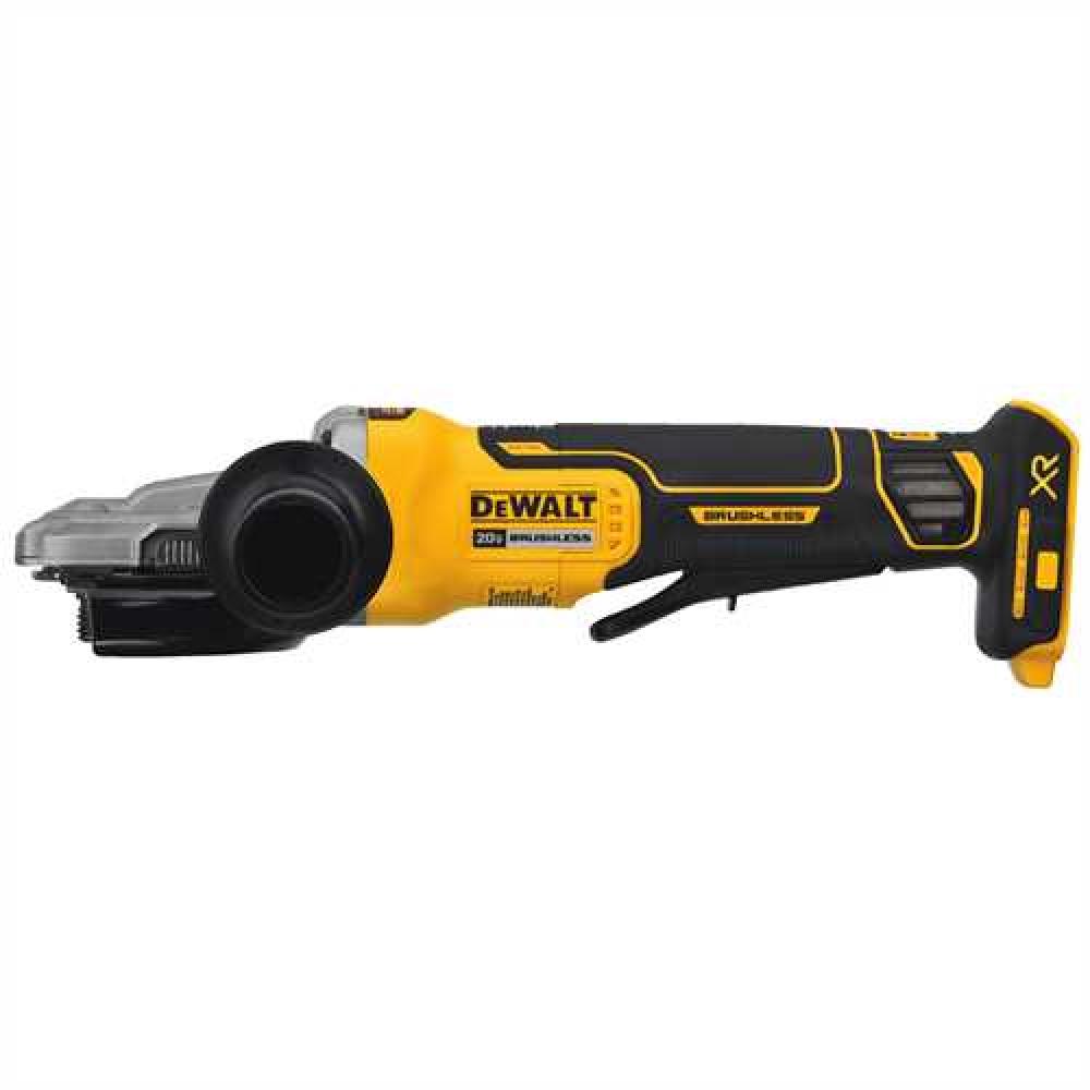 5 in. 20V MAX* XR(R) Flathead Paddle Switch Small Angle Grinder with Kickback Brake<span class=' ItemWarning' style='display:block;'>Item is usually in stock, but we&#39;ll be in touch if there&#39;s a problem<br /></span>