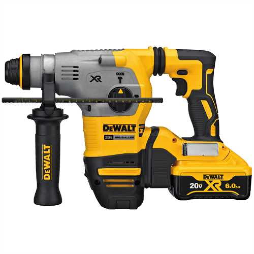 20V Max XR Brushless 1-1/8â€ L-Shape SDS Plus Rotary Hammer Kit w/6.0Ah<span class=' ItemWarning' style='display:block;'>Item is usually in stock, but we&#39;ll be in touch if there&#39;s a problem<br /></span>
