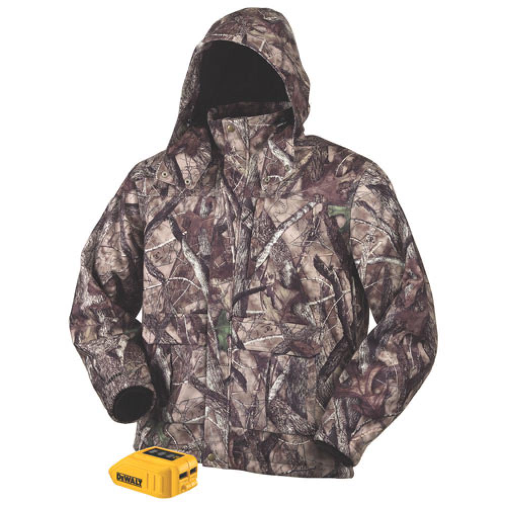 20V/12V MAX  Camo Heated Jacket (Jacket and Adaptor Only)<span class=' ItemWarning' style='display:block;'>Item is usually in stock, but we&#39;ll be in touch if there&#39;s a problem<br /></span>
