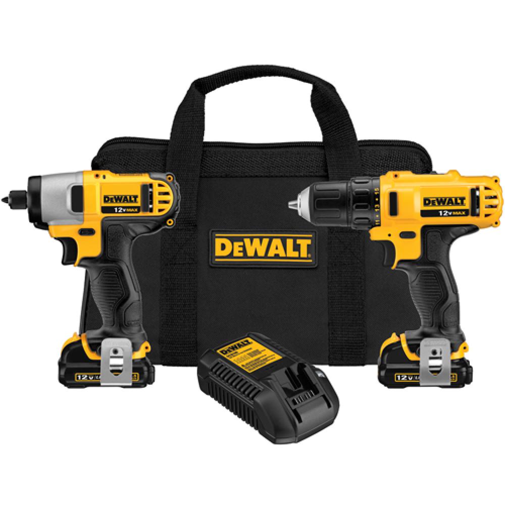 12V MAX* Cordless Li-Ion Drill/Driver / Impact Driver Combo Kit<span class=' ItemWarning' style='display:block;'>Item is usually in stock, but we&#39;ll be in touch if there&#39;s a problem<br /></span>