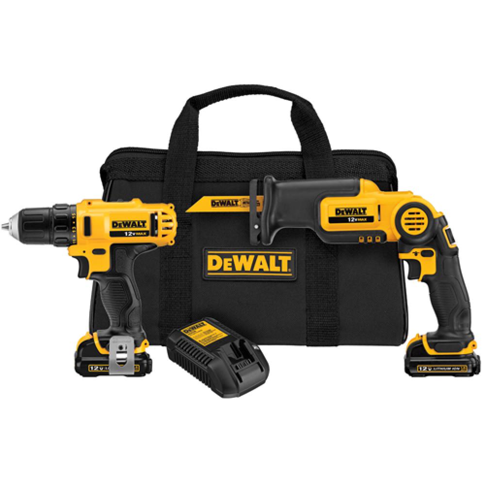 12V MAX* Drill/Driver / Recip Combo Kit<span class=' ItemWarning' style='display:block;'>Item is usually in stock, but we&#39;ll be in touch if there&#39;s a problem<br /></span>