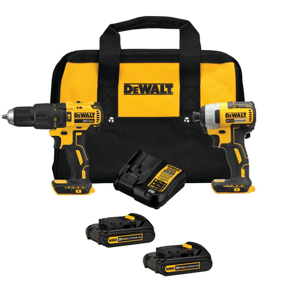 20V MAX 2 TOOL (DCD778 & DCF787) W/ 2 BATTERIES AND BAG<span class=' ItemWarning' style='display:block;'>Item is usually in stock, but we&#39;ll be in touch if there&#39;s a problem<br /></span>