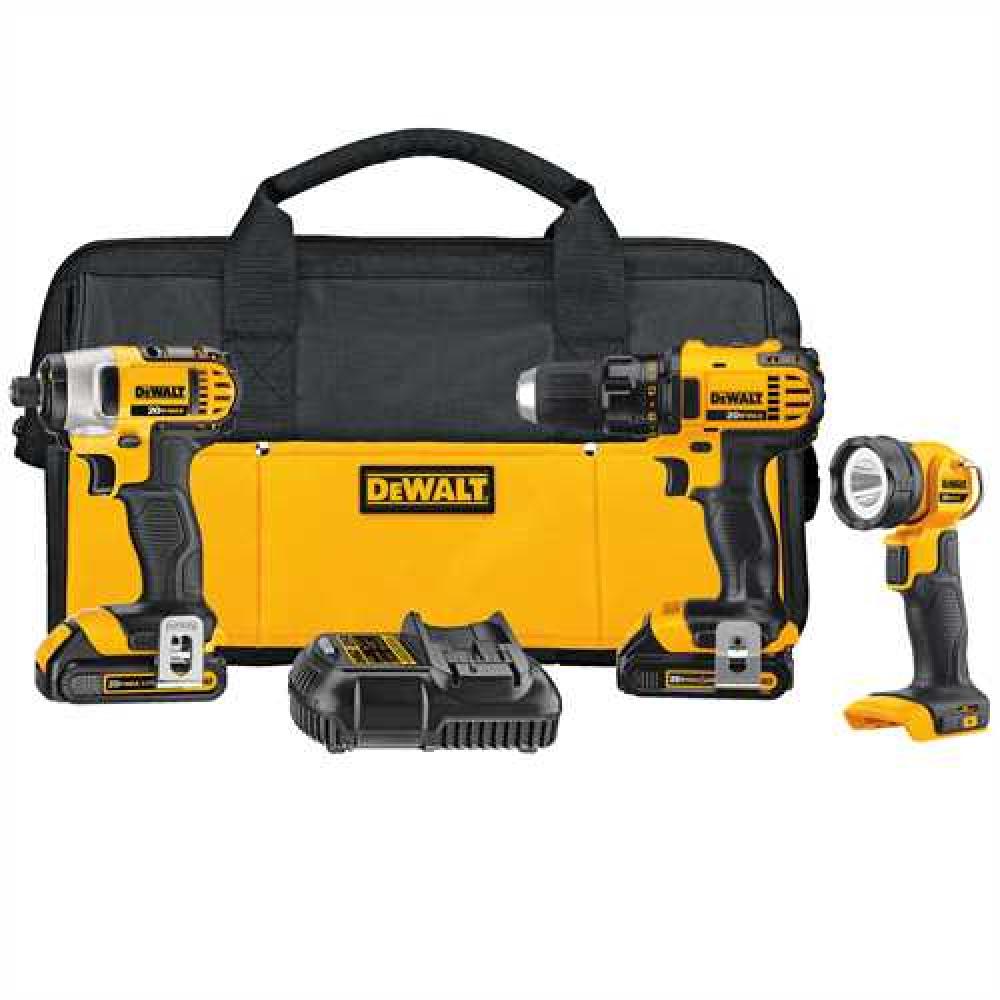 20V MAX* Lithium Ion 3-Tool Combo Kit<span class=' ItemWarning' style='display:block;'>Item is usually in stock, but we&#39;ll be in touch if there&#39;s a problem<br /></span>