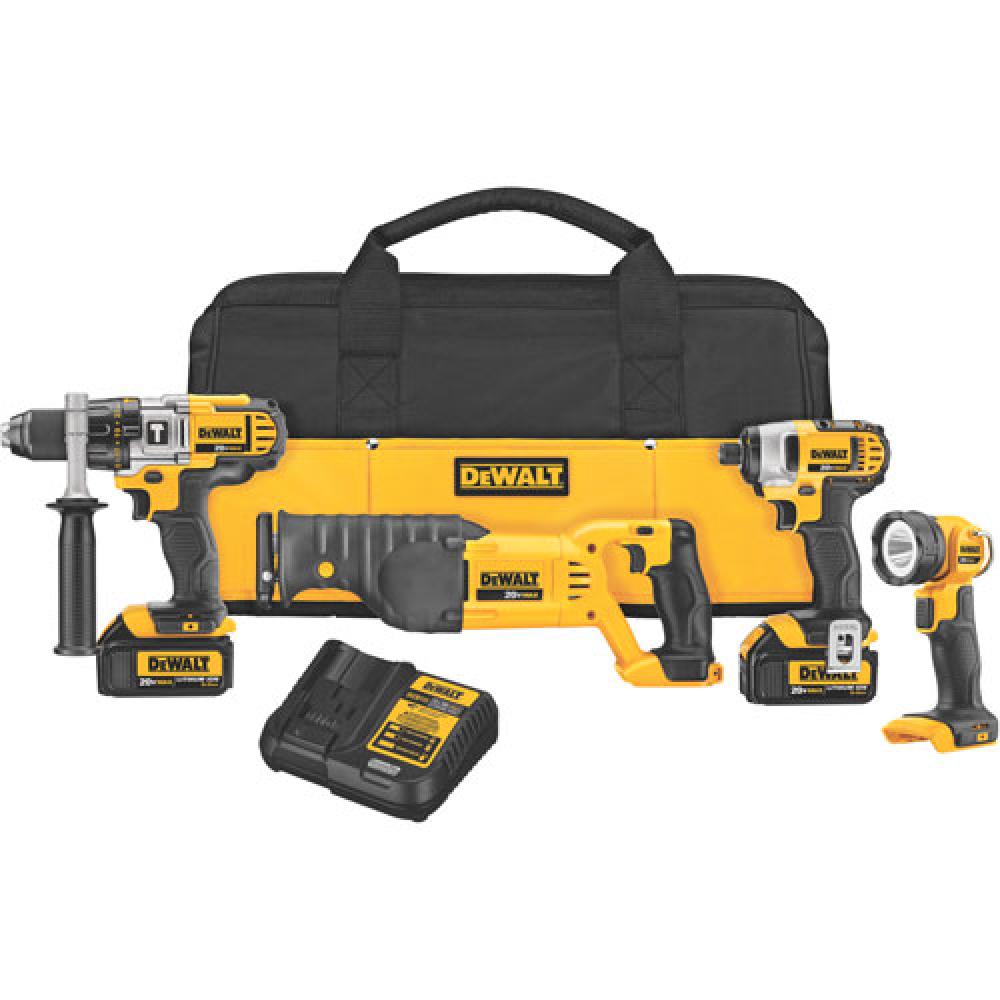 20V MAX* Premium 4-Tool Combo Kit<span class=' ItemWarning' style='display:block;'>Item is usually in stock, but we&#39;ll be in touch if there&#39;s a problem<br /></span>